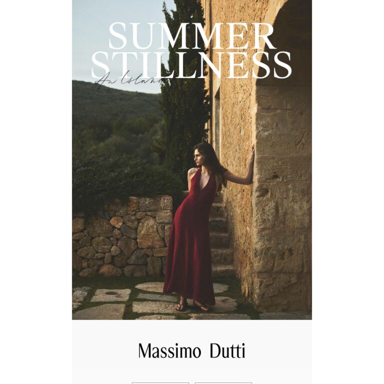 New Collection | Summer Stillness - newsletter screenshot
