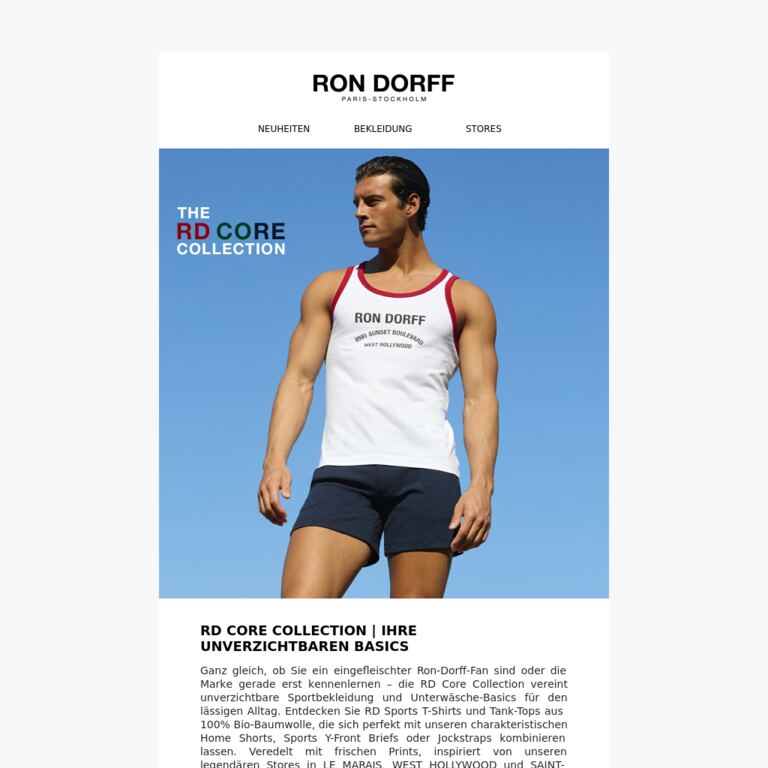 RD Core Collection - newsletter screenshot