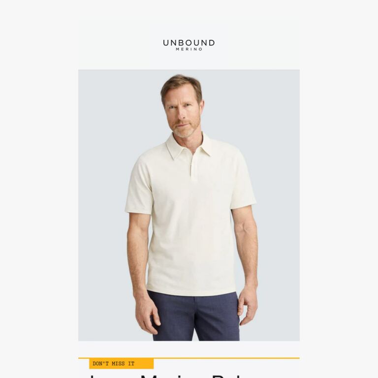 The Ivory Polo is Back! 🎉 - newsletter screenshot