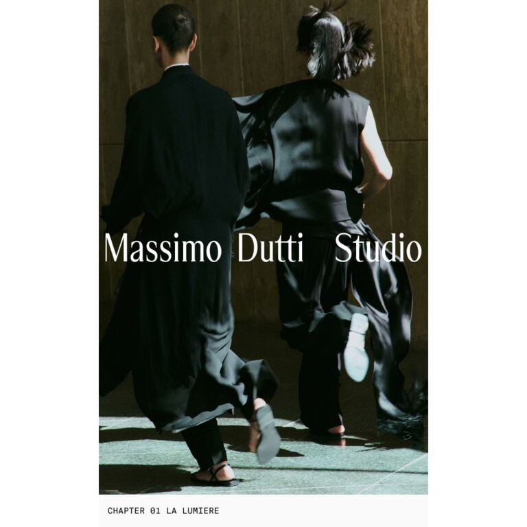 New Massimo Dutti Studio - newsletter screenshot