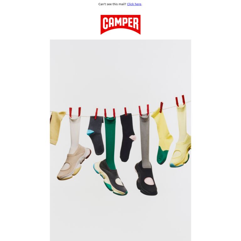CAMPER × ISSEY MIYAKE | Karst Finch - newsletter screenshot