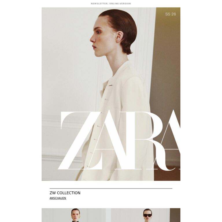 Damen | Die exklusivsten Styles der Woche - newsletter screenshot