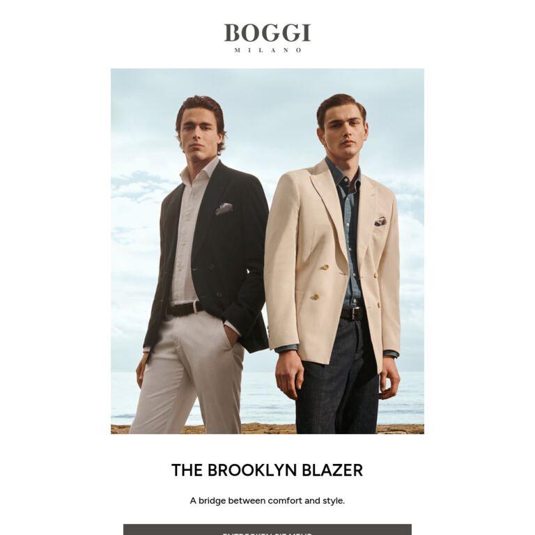 Wir stellen vor: The Brooklyn Blazer - newsletter screenshot