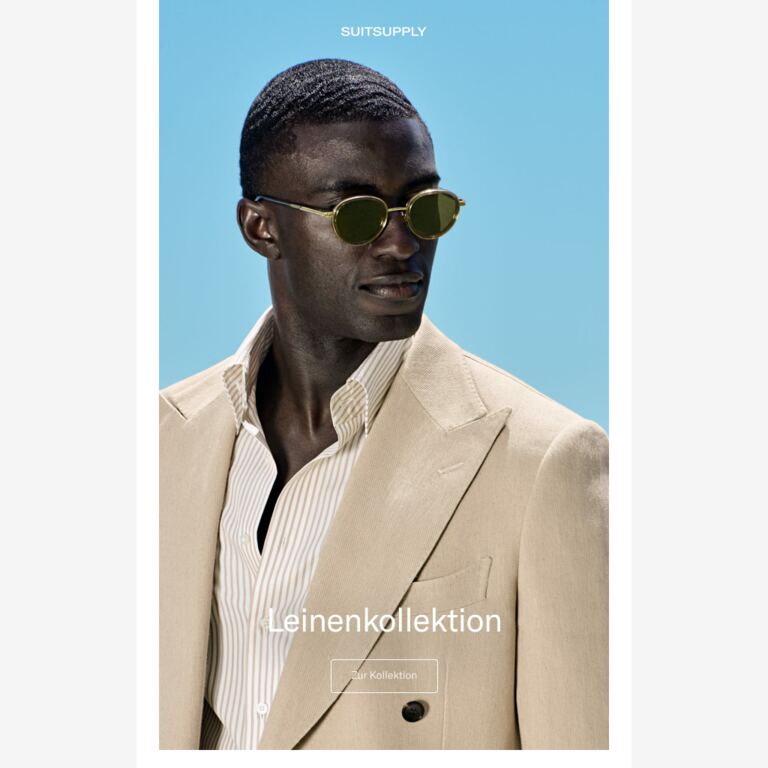 Die Leinensaison beginnt - newsletter screenshot