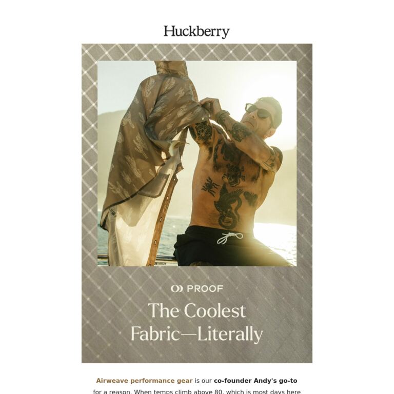 The Coolest Shorts—Literally - newsletter screenshot