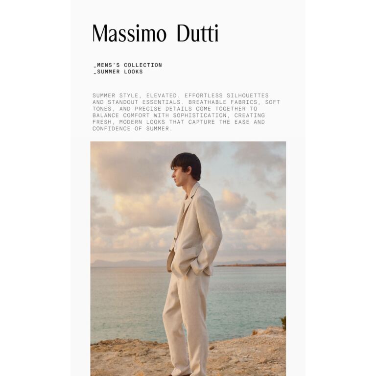 Summer Looks - newsletter screenshot