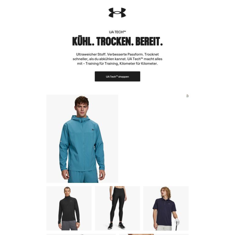Trainingsequipment, das alles mitmacht - newsletter screenshot