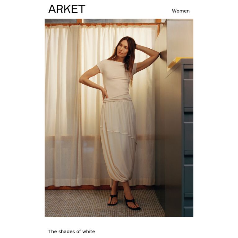 The shades of white - newsletter screenshot