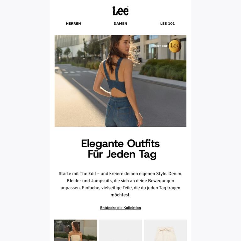 The Edit – für deinen Style - newsletter screenshot