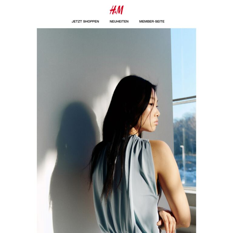 Lässige Eleganz - newsletter screenshot