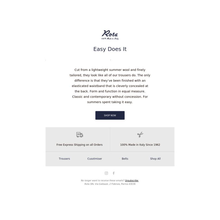 As Easy As… - newsletter screenshot
