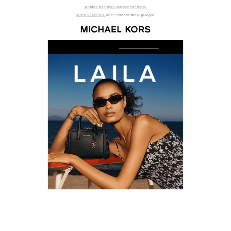 Laila: Die Handtasche, die alle haben wollen - newsletter screenshot