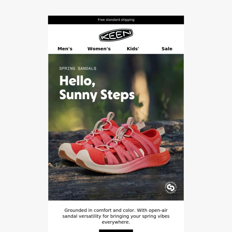 💐 Your New Favorite Sandals for Every Day - newsletter screenshot