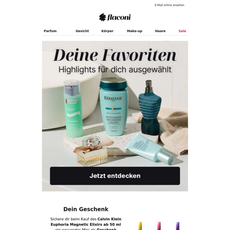 Unsere Favoriten für dich ausgewählt ✨ - newsletter screenshot