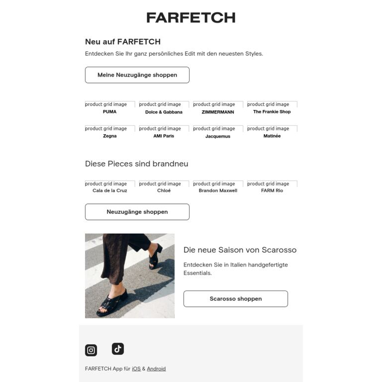 Neu und genau mein Style - newsletter screenshot