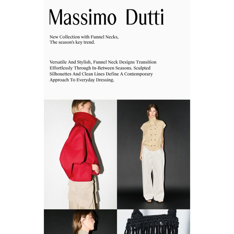 Im Trend | Funnel Neck - newsletter screenshot