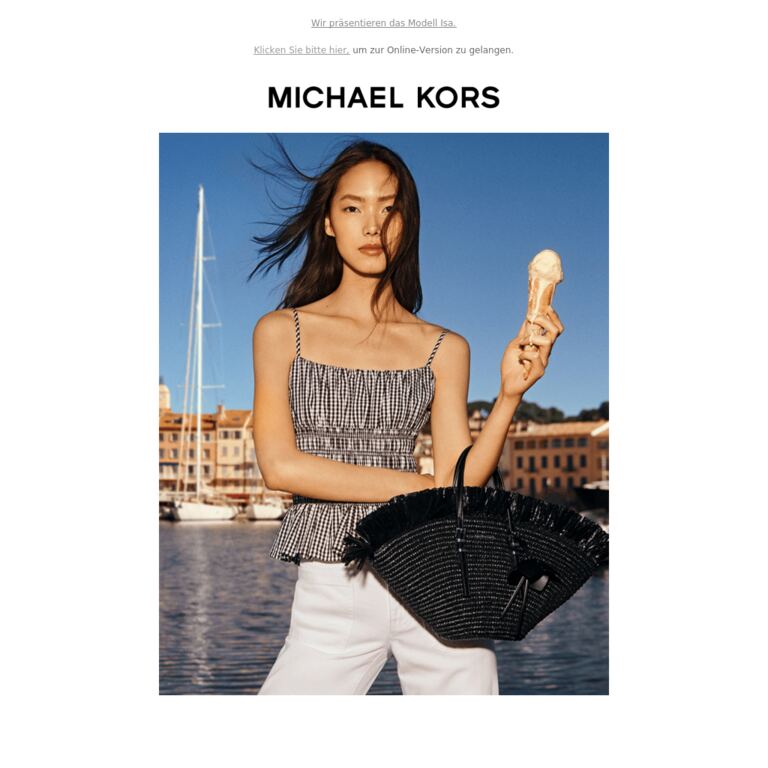 Ihre Strandtasche war noch nie so stylisch - newsletter screenshot