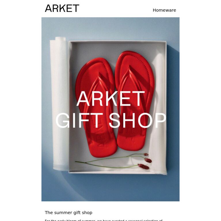 Our favourite selection of everyday beauty - newsletter screenshot