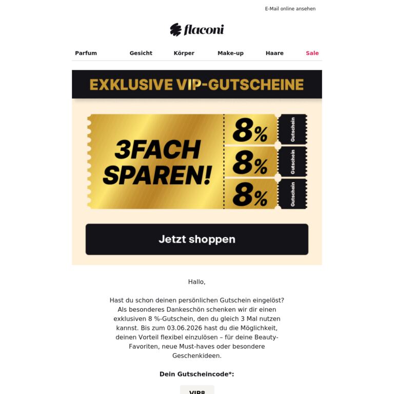 24 % warten noch auf dich 👀 - newsletter screenshot