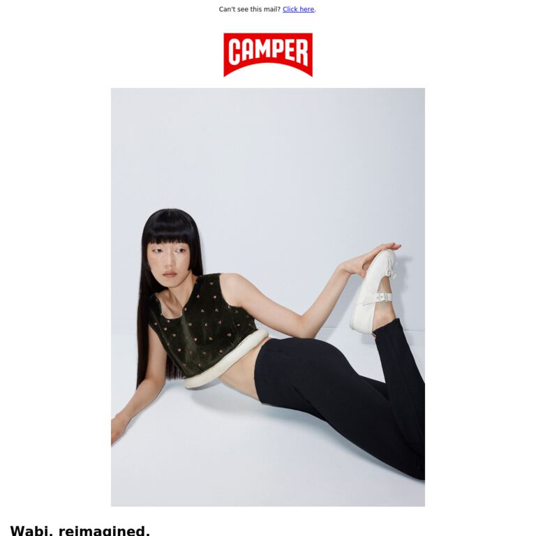 New: The Wabi Ballerina - newsletter screenshot