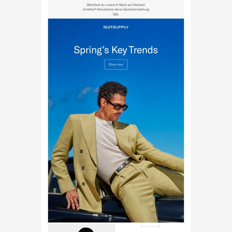 Trending Now: Spring’s Key Pieces Just Landed - newsletter screenshot