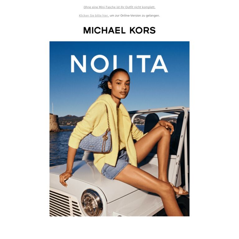 Nolita: Die Tasche, die in aller Munde ist - newsletter screenshot