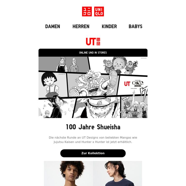 Neu bei UT - newsletter screenshot