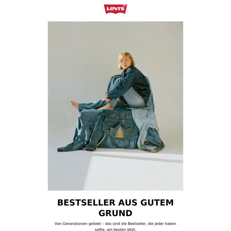 Entdecke unsere beliebtesten Fits - newsletter screenshot