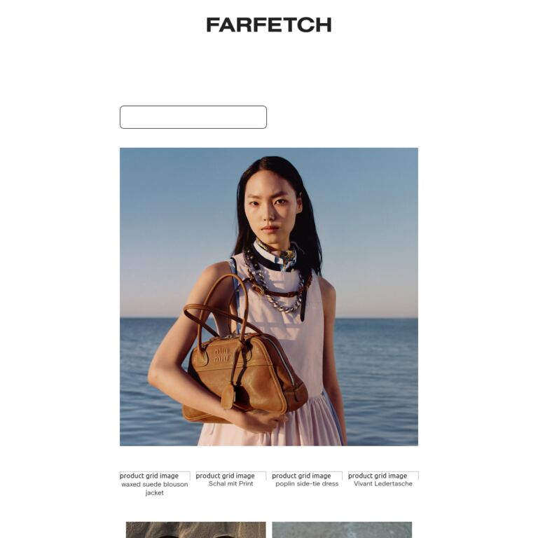 Jetzt neu: Miu Miu L'Été - newsletter screenshot