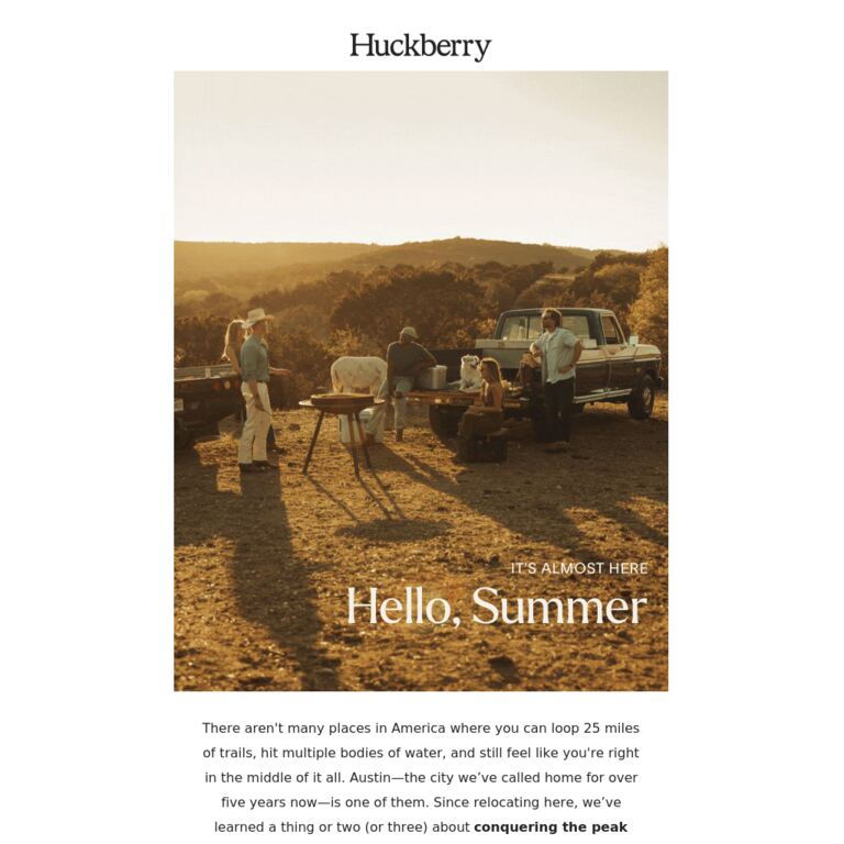 The Pre-Summer Checklist - newsletter screenshot