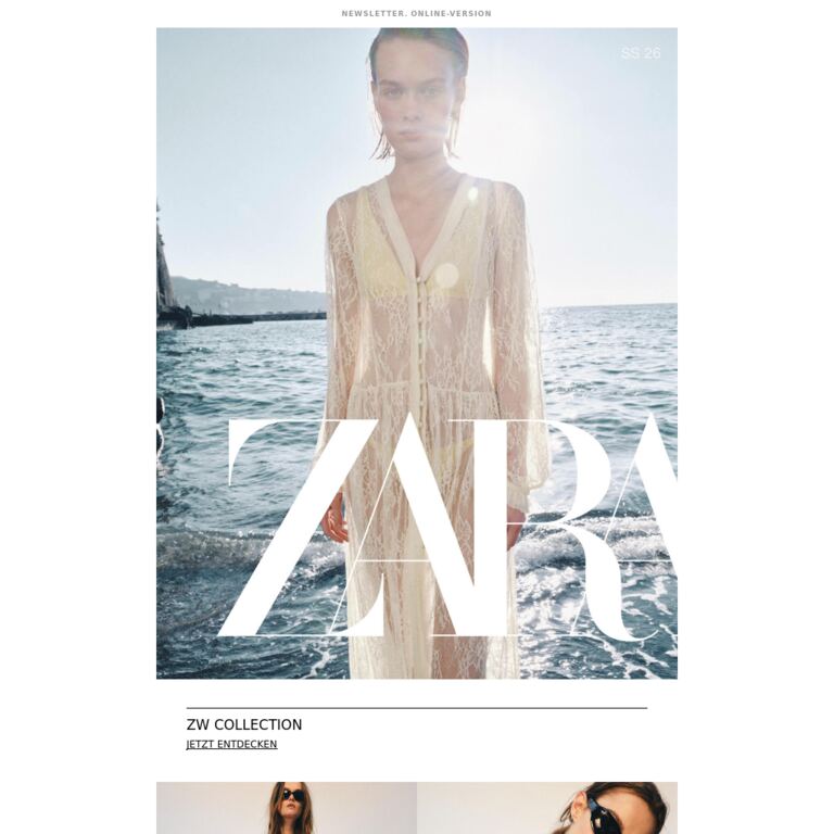 Damen | Entdecke unsere neueste Kollektion - newsletter screenshot