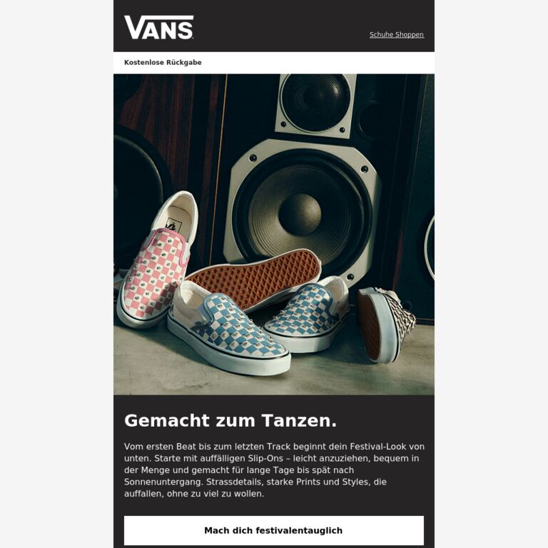 Dein Festival‑Moment beginnt hier - newsletter screenshot