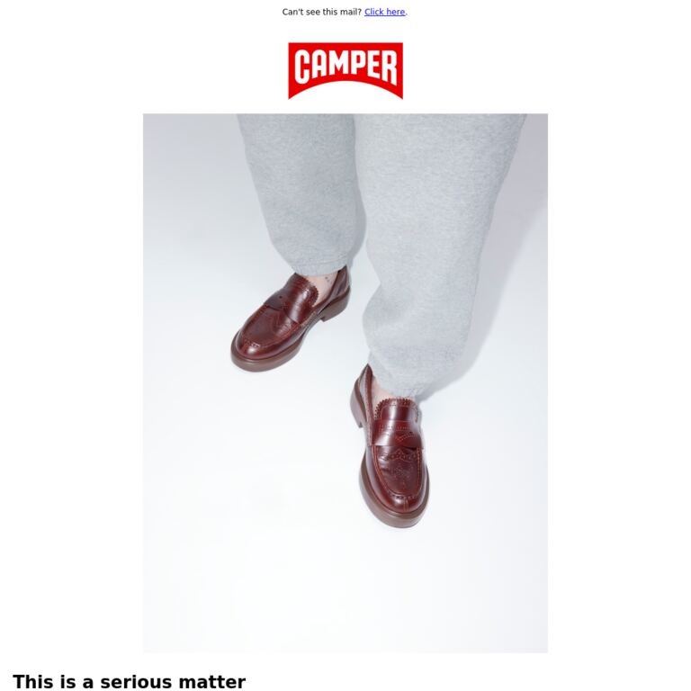 Serious Shoes For Non-Serious People - newsletter screenshot