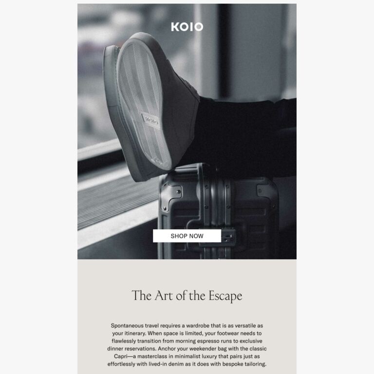 The Spontaneous Getaway (Packing Guide) - newsletter screenshot