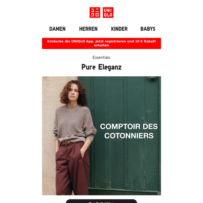 Nur für kurze Zeit im Angebot - newsletter screenshot