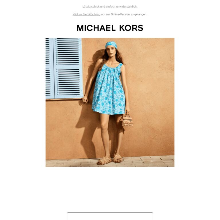 Strahlend schöne Styles für den Urlaub, aber nicht nur - newsletter screenshot