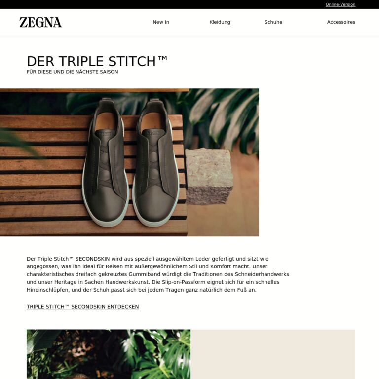 Der Triple Stitch™ - newsletter screenshot