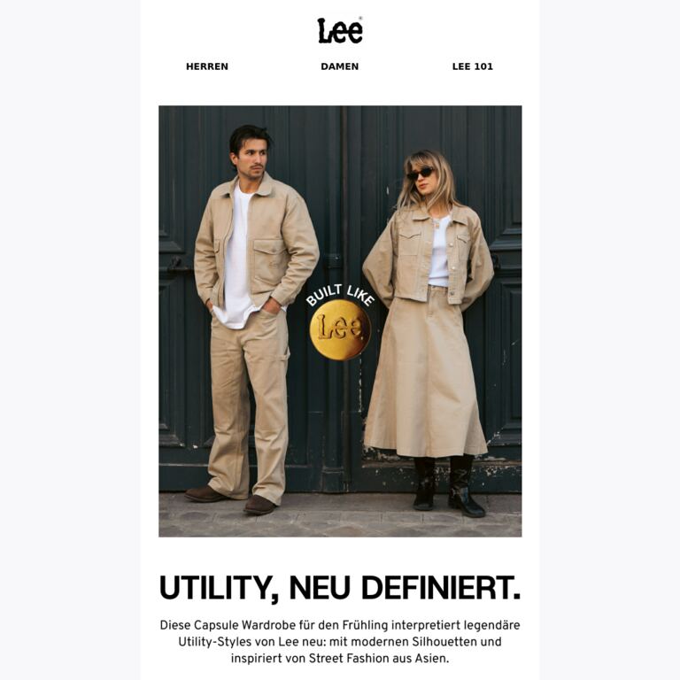 Die funktionale Capsule Wardrobe - newsletter screenshot