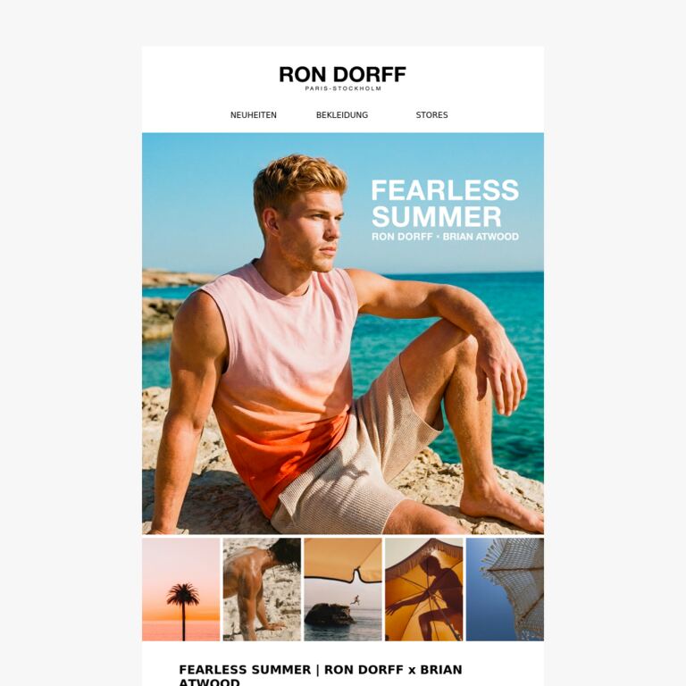Neu | FEARLESS SUMMER - newsletter screenshot