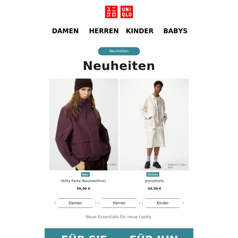 Diese Woche neu - newsletter screenshot