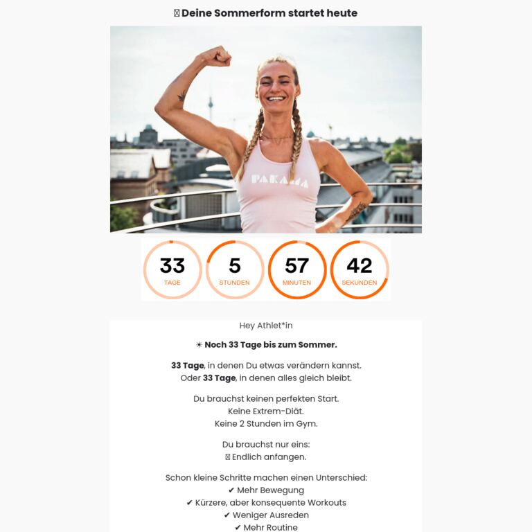 ☀️ Die Uhr läuft Richtung Sommer - newsletter screenshot