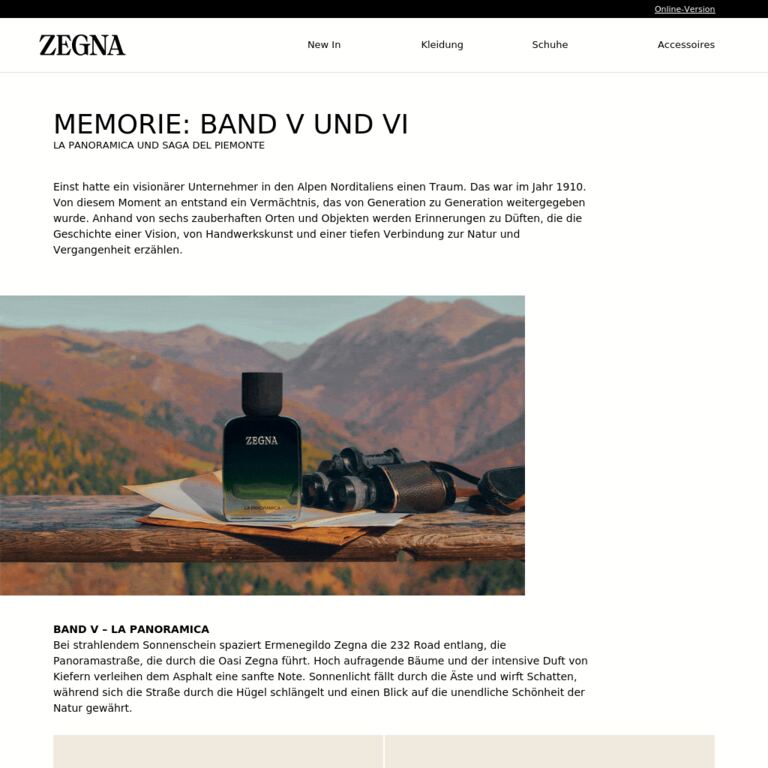 Memorie: Band V und VI - newsletter screenshot