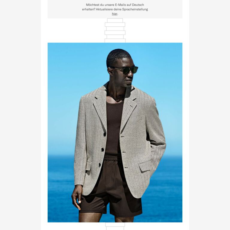 Ready For Shorts Season? - newsletter screenshot