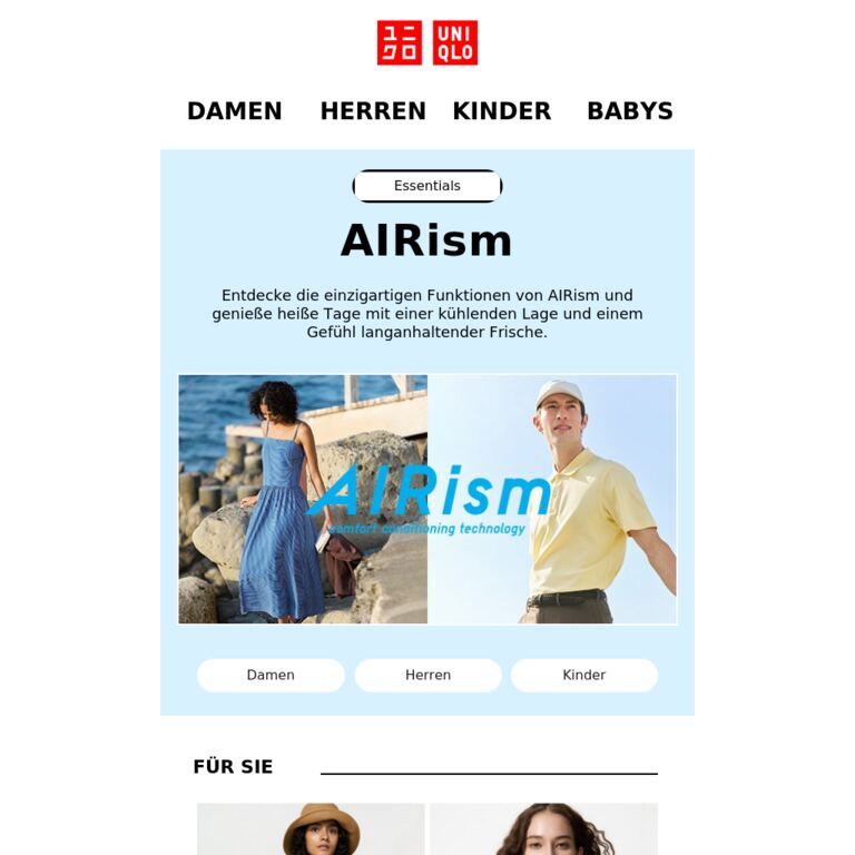 Das Must-have im Sommer - newsletter screenshot
