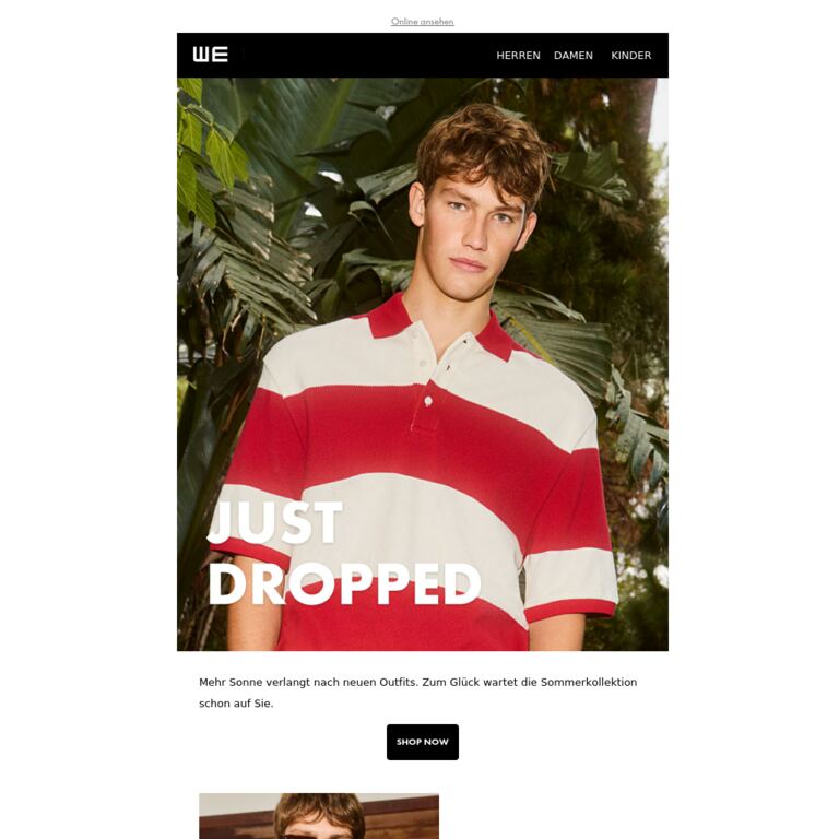 Das tragen Sie diesen Sommer - newsletter screenshot
