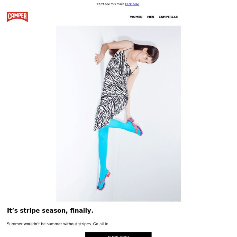 Follow the Stripes - newsletter screenshot