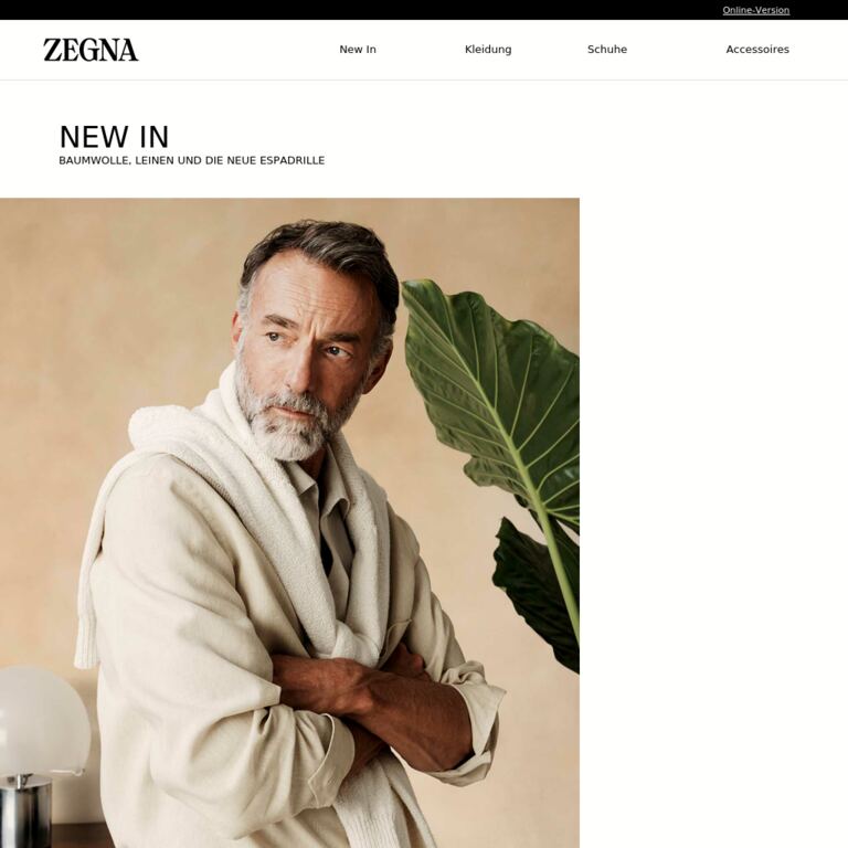 Baumwolle, Leinen und die neue Espadrille - newsletter screenshot