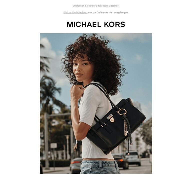 Unverwechselbare Handtaschen, die alles mitmachen - newsletter screenshot
