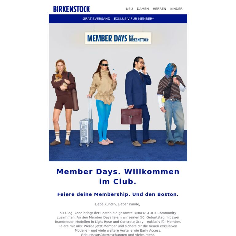 Ihr gehört zusammen: Feiere den legendären Boston. - newsletter screenshot