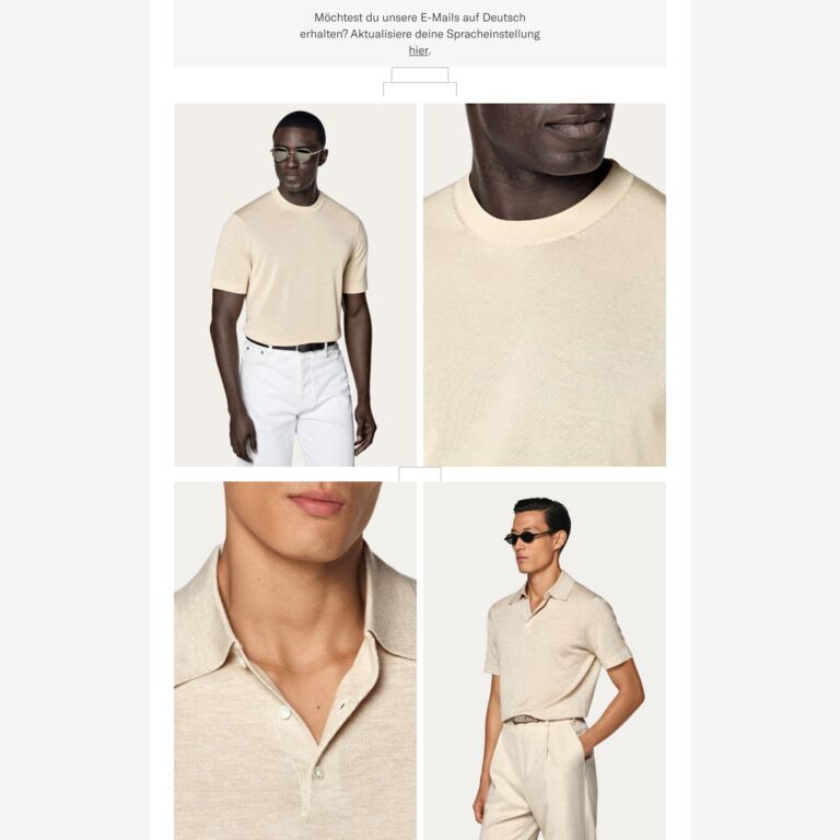 Why The Beige Knit Is a Summer Essential - newsletter screenshot